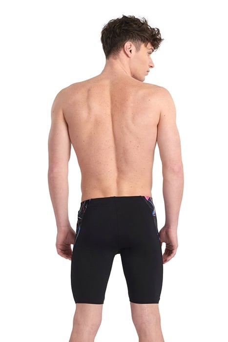 MEN'S SWIM JAMMER ALLOVER BLACK-MULTI 2