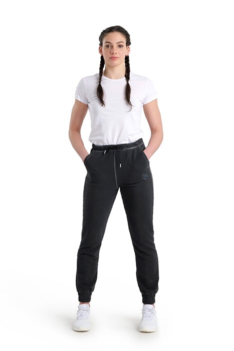 WOMEN'S ARENA ICONS PANT DELAVE-BLACK-WHITE 3