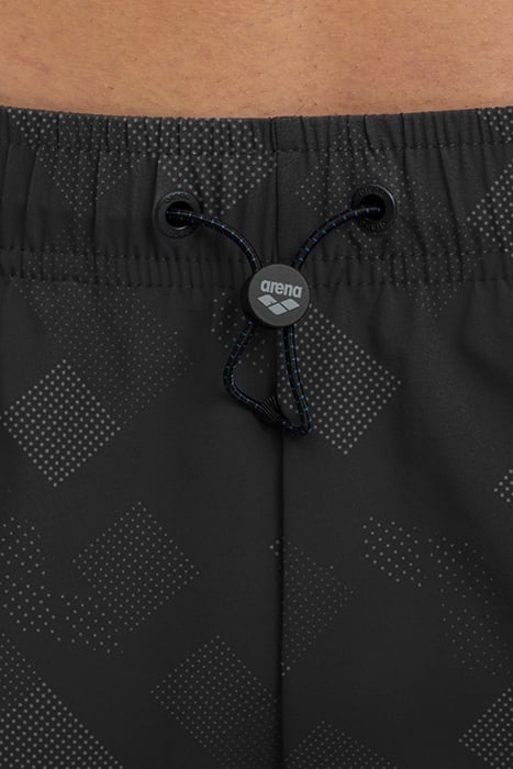 MEN'S ARENA EVO BEACH SHORT AO BLACK-GREY MULTI 4