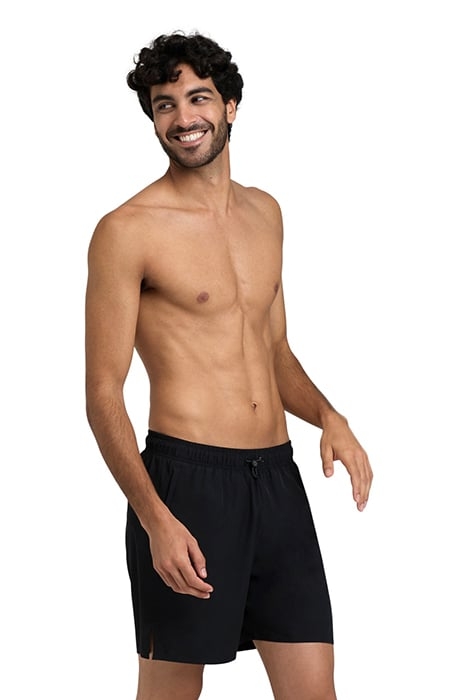 MEN'S ARENA EVO BEACH BOXER SOLID BLACK 1