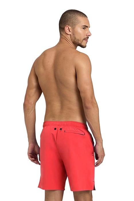 MEN'S ARENA EVO BEACH BOXER SOLID FLUO RED 2
