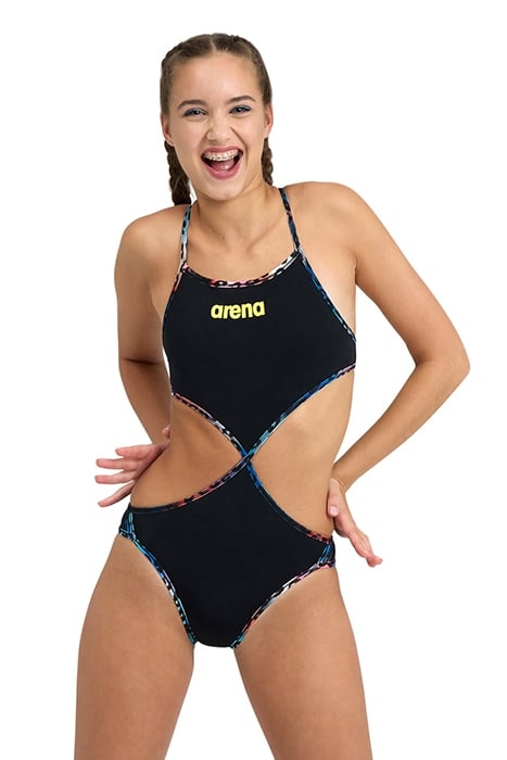 WOMEN'S RULE BREAKER SWIMSUIT TWIST'N'MI BLACK-MULTI-MULTI 3