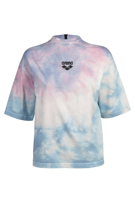 WOMEN'S SHIRT MPH CYAN MULTI TIE&DYE 4