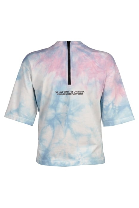 WOMEN'S SHIRT MPH CYAN MULTI TIE&DYE 5