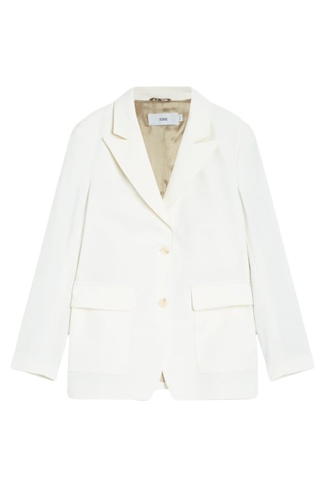 BLAZER WITH PATCH POCKETS IVORY 4