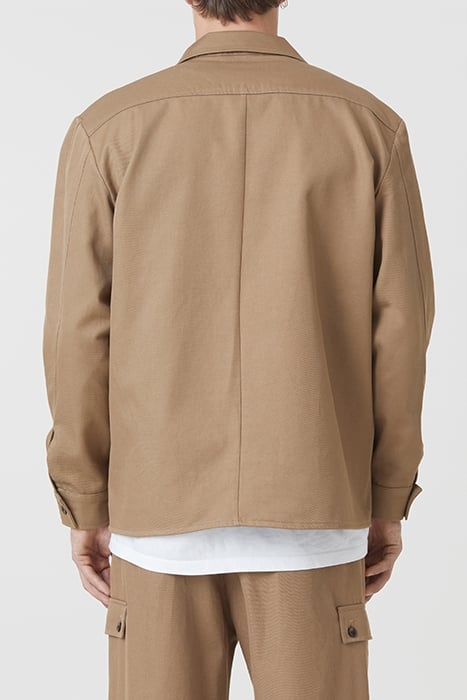 RELAXED SHIRT BROWN SUGAR 2