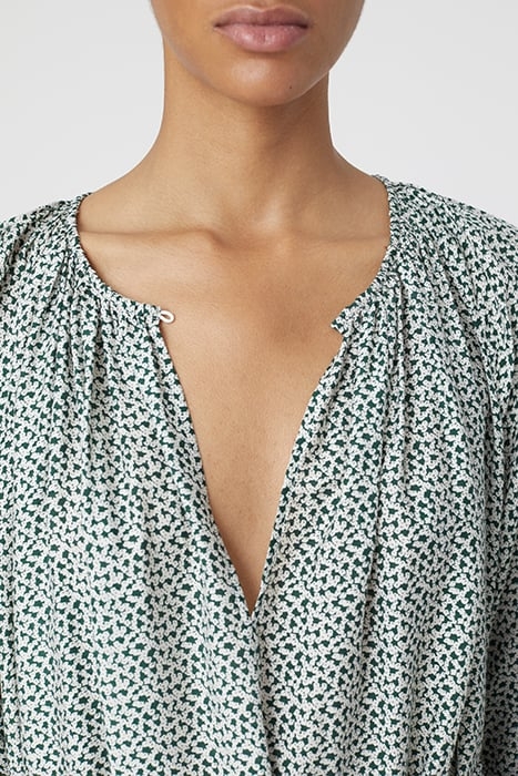 SHORT BELTED DRESS FERN GREEN 8