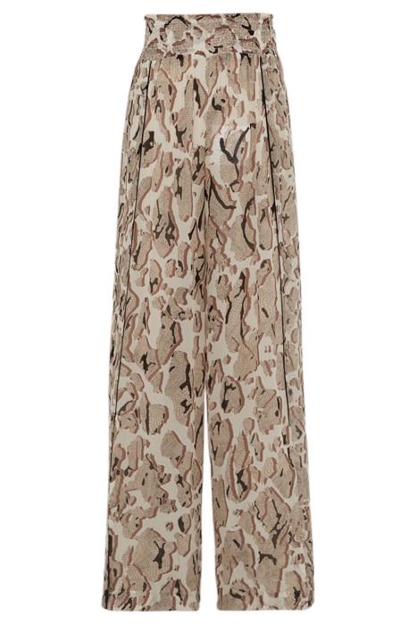 DENNY-PRINT WIDE-LEG & FLARED PANTS PRINT 4