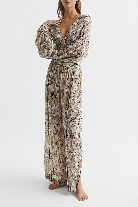 DENNY-PRINT WIDE-LEG & FLARED PANTS PRINT 3