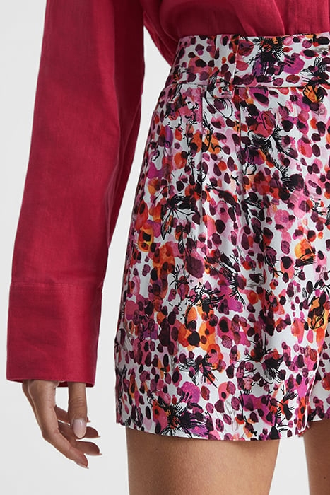 LARA-VISCOSE SHORTS PINK 6