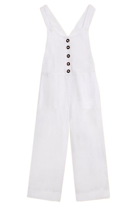 VIOLA LINEN DUNGAREE NATURAL WHITE 1