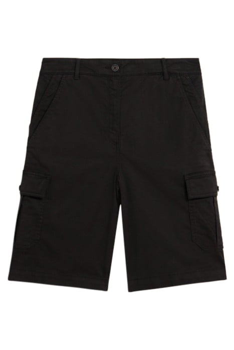 EVERLEIGH CARGO SHORTS PURE BLACK 1