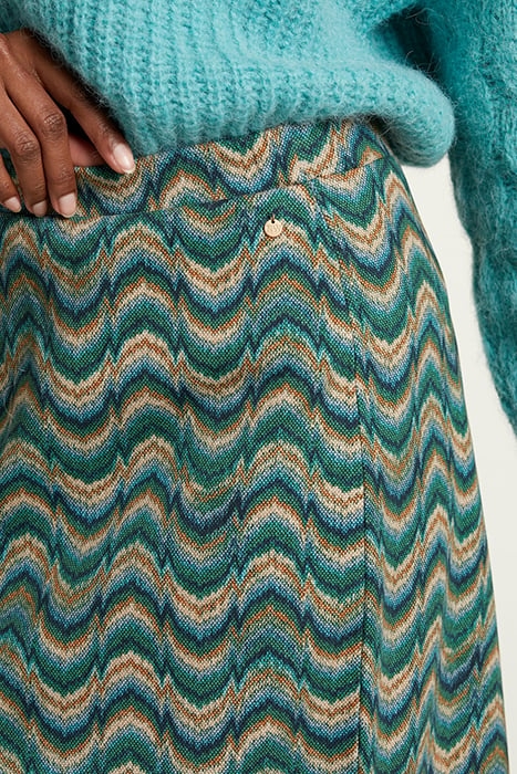 MULTI JACQUARD MIDI SKIRT 4