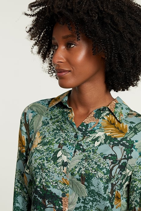 MULTI VISCOSE BLOUSE WITH BUTTONS 4