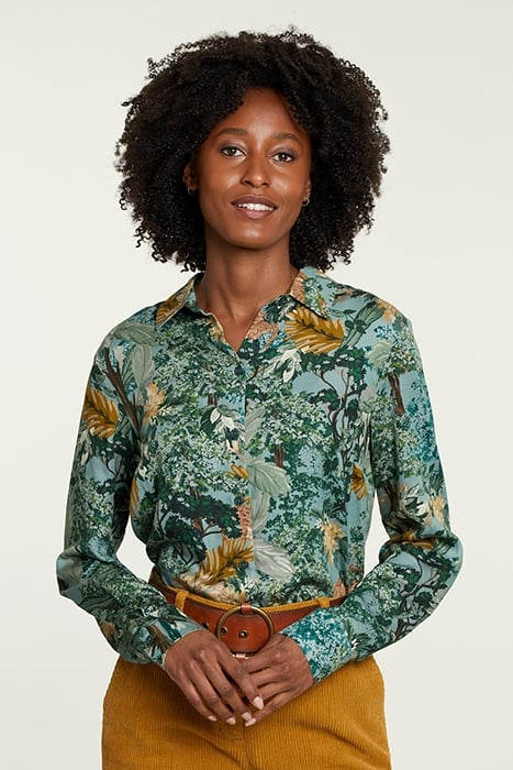 MULTI VISCOSE BLOUSE WITH BUTTONS 1