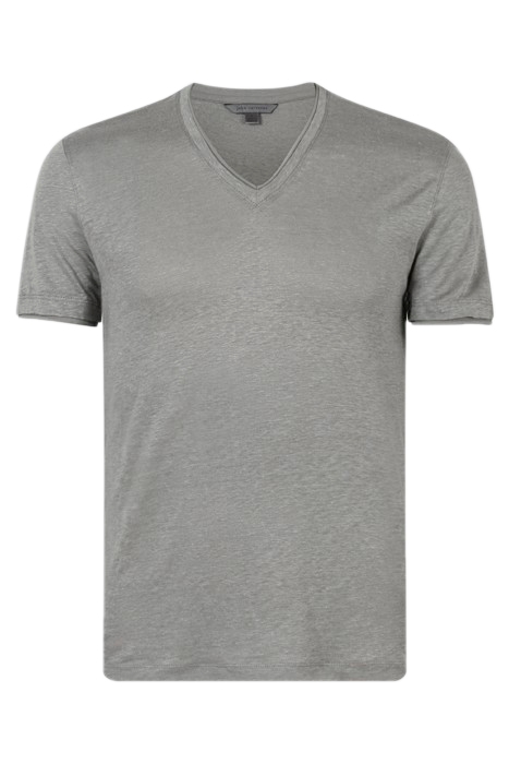 SS VNECK JRSY KNT PEWTER 1