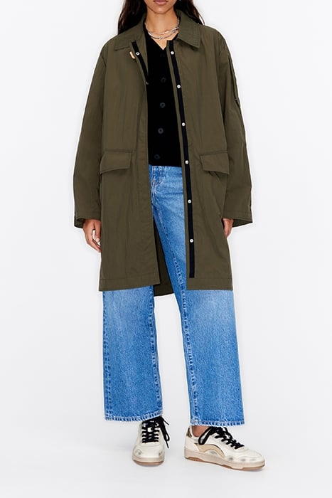 KHAKI FLUID TRENCH 1