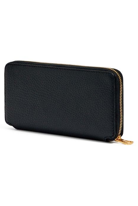 BLACK LEATHER BOOK WALLET 2