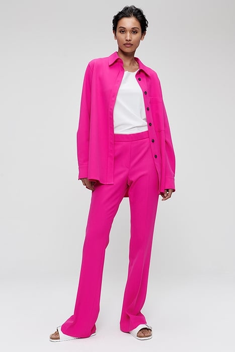 LONG BASIC FLARE PANTS PINK 2