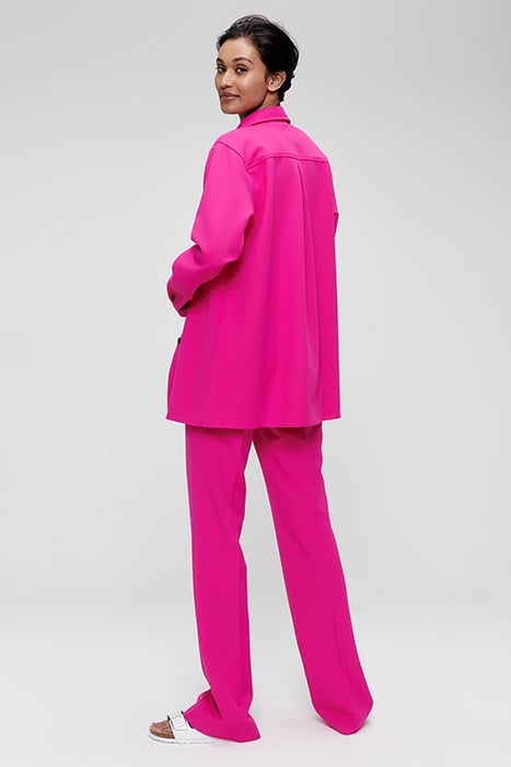 LONG BASIC FLARE PANTS PINK 3