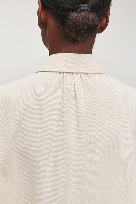 COTTON WOOL MIX OVERSHIRT SIMPLY TAUPE 4