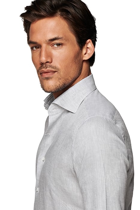 LIGHT GREY SLIM FIT SHIRT 7