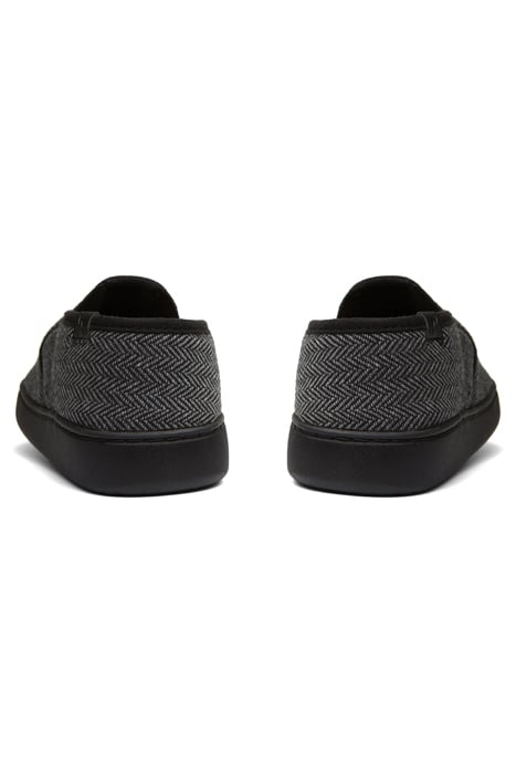 HOME SHOES HERRINGBONE BLACK 3