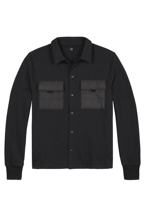 PATTON | SWEAT SHIRT JACKET MATT BLACK 1