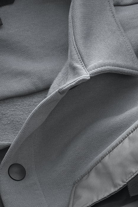 PATTON | SWEAT SHIRT JACKET MID GREY 2