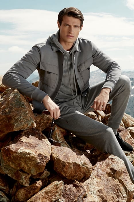 PATTON | SWEAT SHIRT JACKET MID GREY 3