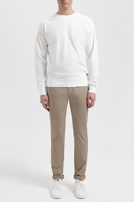 ROWE | PIQUÉ SWEATER PURE WHITE 1