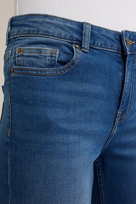 5-POCKET MID WAIST BLUE 5