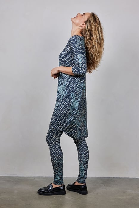 BASIC LEGGINGS PRINT DARKBLUE WITH SNEAKPEAK PRINT 5