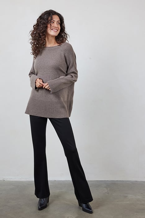 PULLOVER SOLE CASHMERE LIGHT SAND MELANGE 2