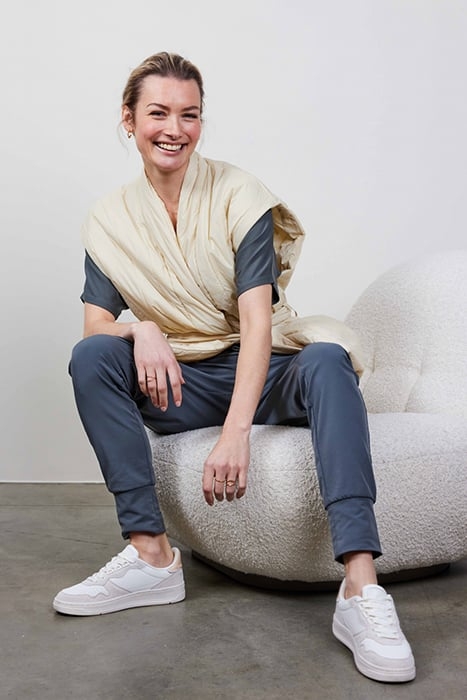 SLEEVELESS KIMONO ROMY OYSTER WHITE 6