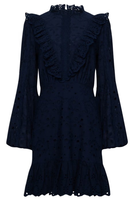 APPELONA ANGLAISE MINI DRESS BLUE 4