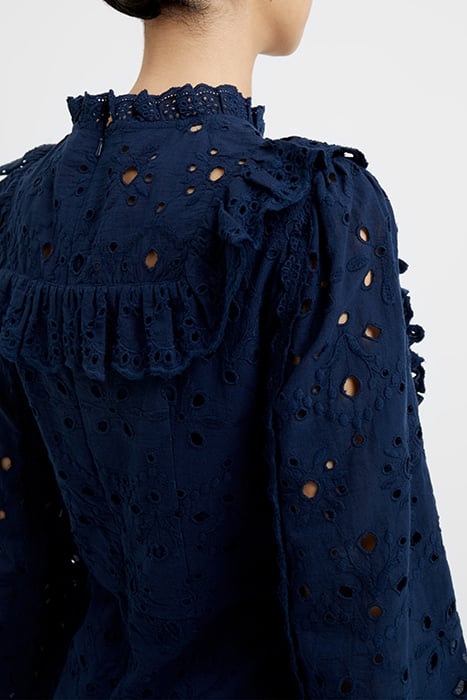 APPELONA ANGLAISE MINI DRESS BLUE 6