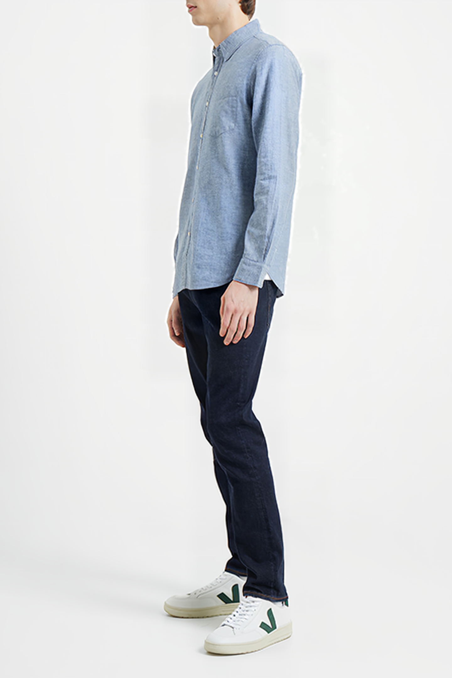 CHAMBRAY SHIRT BLUE 3
