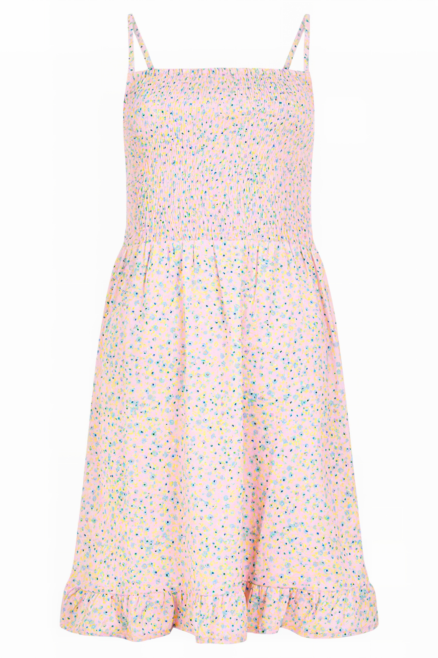 STRAPPY SHIRRED FLIPPY K RED 3