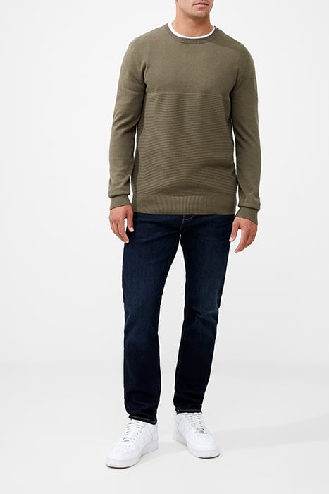 ENGINEERED OTTOMAN JUMPER GREEN 2