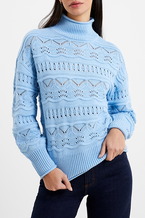 LINNEY STITCH LS HIGH NK JUMPR BLUE 4