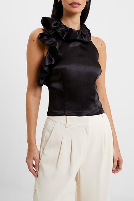 ADORA SATIN TOP BLACK 1