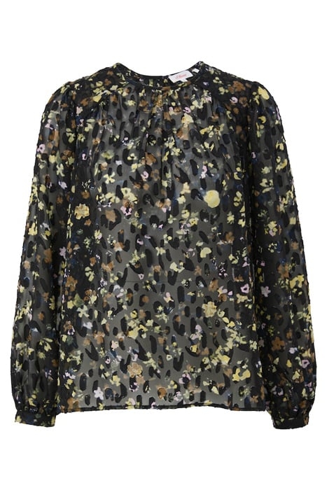 S.OLIVER BLOUSES GREY/BLACK 4