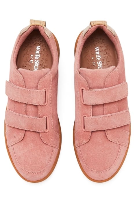 VELCRO SUEDE TRAINER TY PINK 3