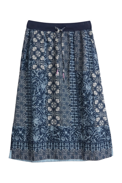 EFFIE LINEN SKIRT BLUE 3