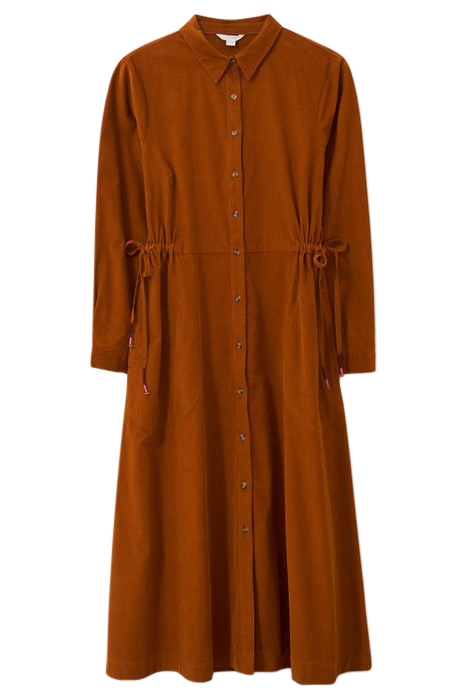 JADE CORD SHIRT DRE DARK ORANGE 2