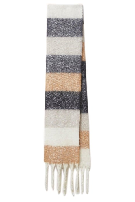 SHELLY SKINNY BRUSHED SCARF GREY 2