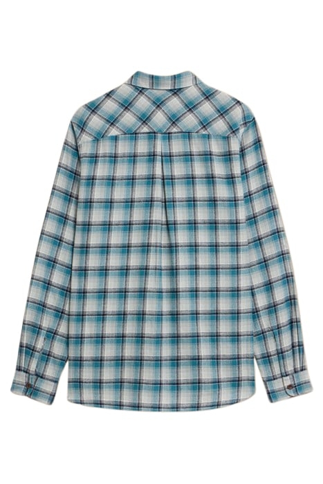SHEERAN CHECKED SHIRT BLUE 2