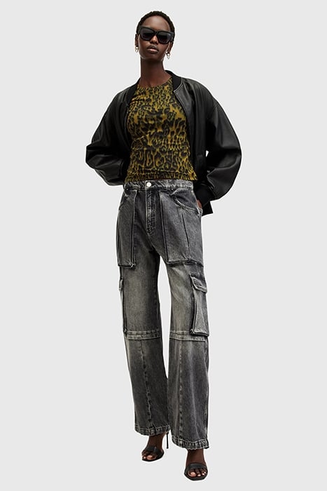 ELLIE MESH TEE TERESA KHAKI GREEN 5