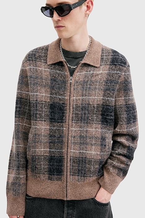 ROBBIE CARDIGAN YEW BROWN 1